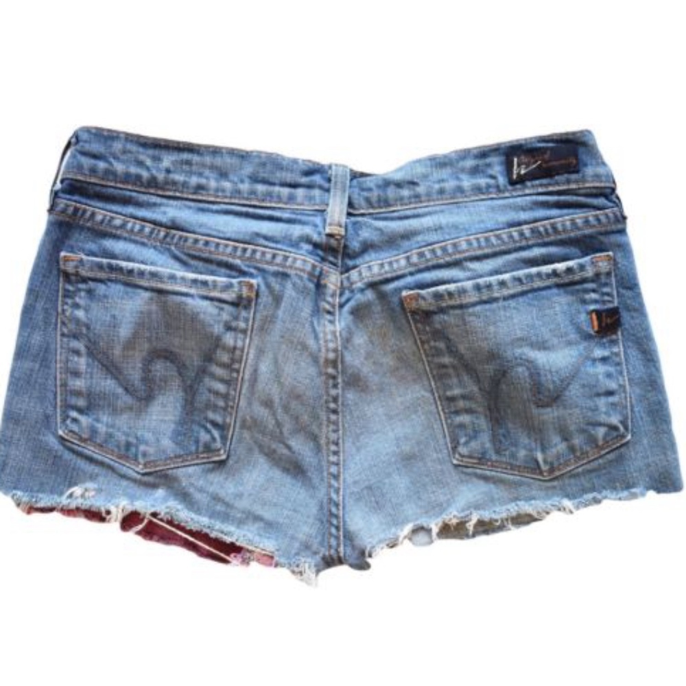Citizens of Humanity American Flag Shorts Sz 29 - Picture 4 of 8
